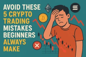 Read more about the article Avoid These 5 Crypto Trading Mistakes Beginners Always Make